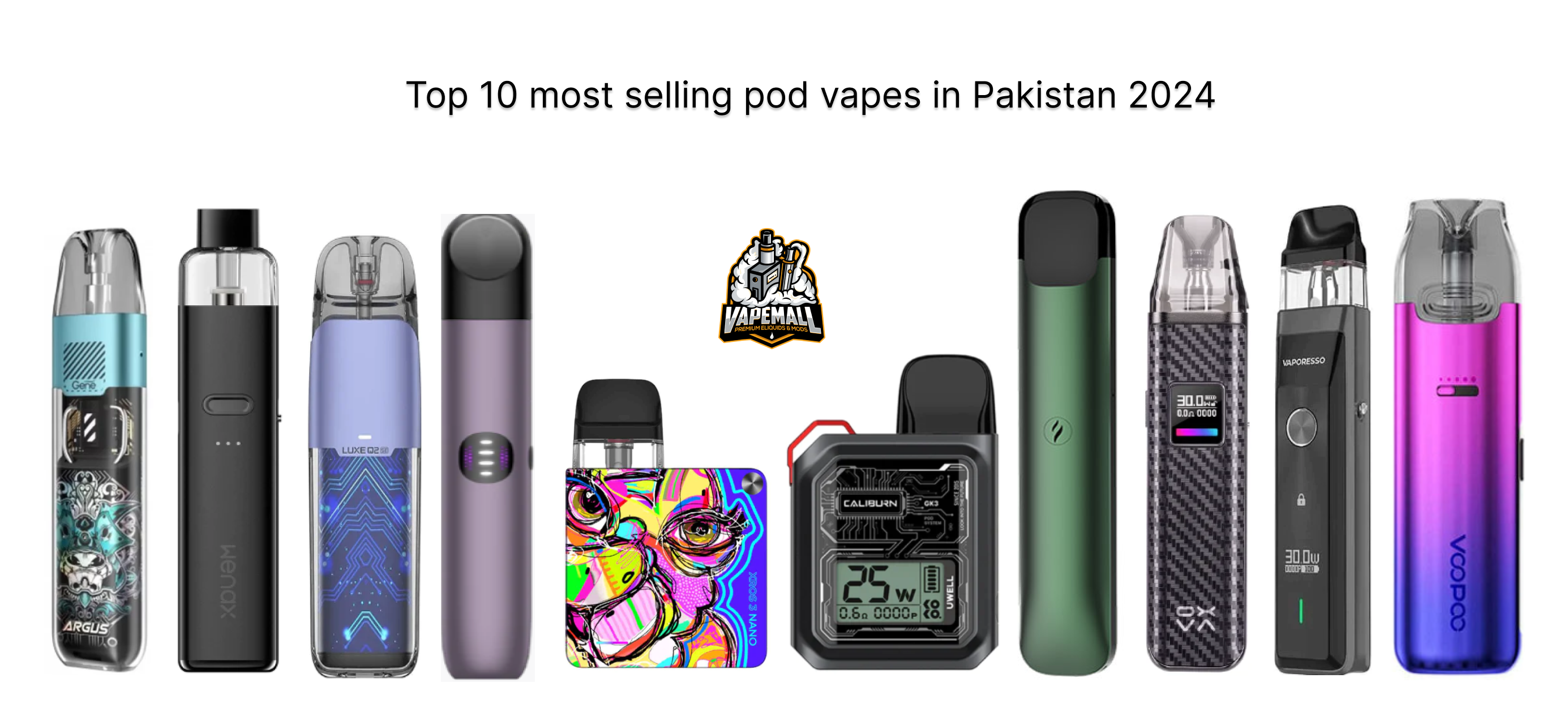 Top 10 most selling pod vapes in Pakistan 2024 VapeMall