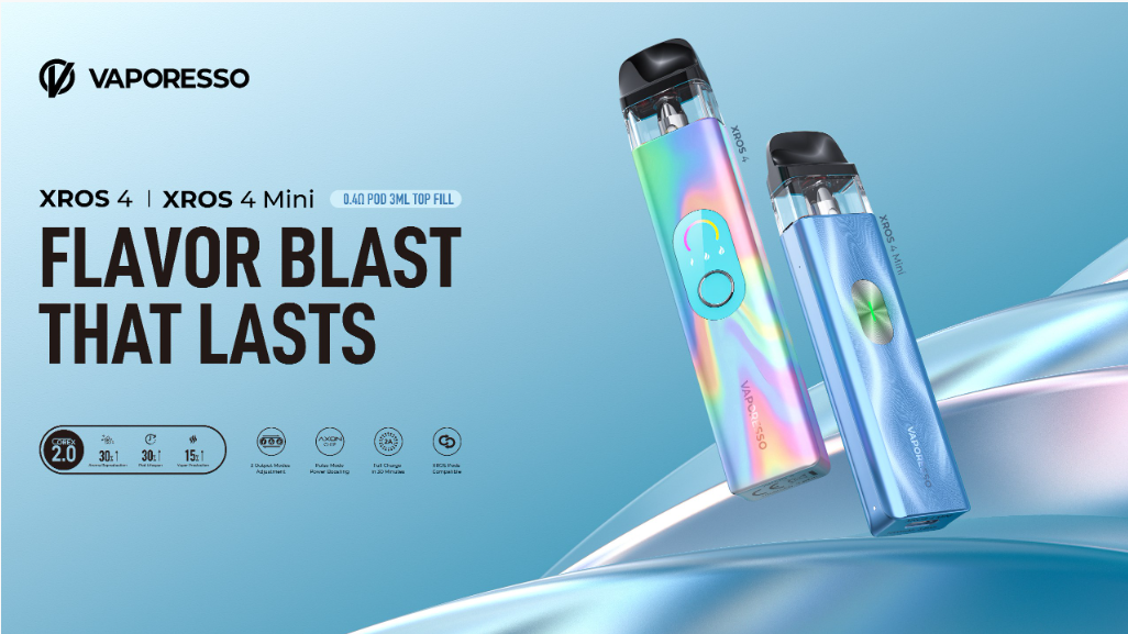 Comprehensive Review: Vaporesso XROS 4 and XROS 4 Mini VapeMall Comprehensive Review: Vaporesso XROS 4 and XROS 4 Mini VapeMall
