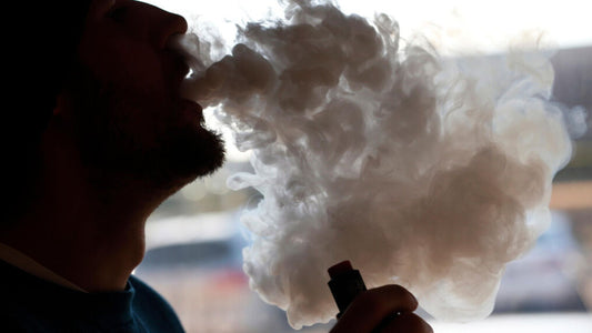 inhale the smoke from vaping