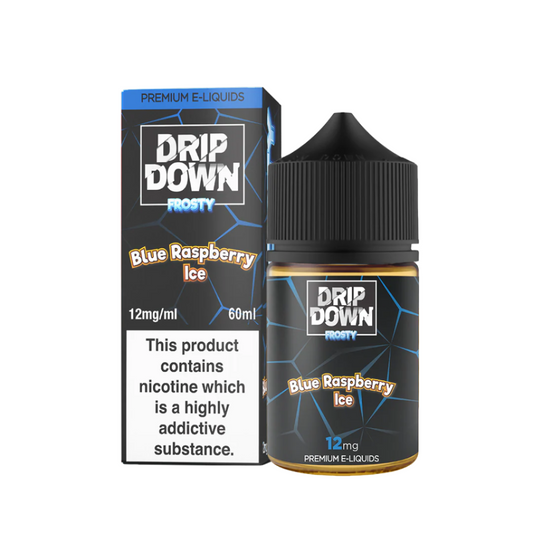 Drip Down Frosty Blue Raspberry Ice 60 ml At Best Price In Pakistan - VapeMall