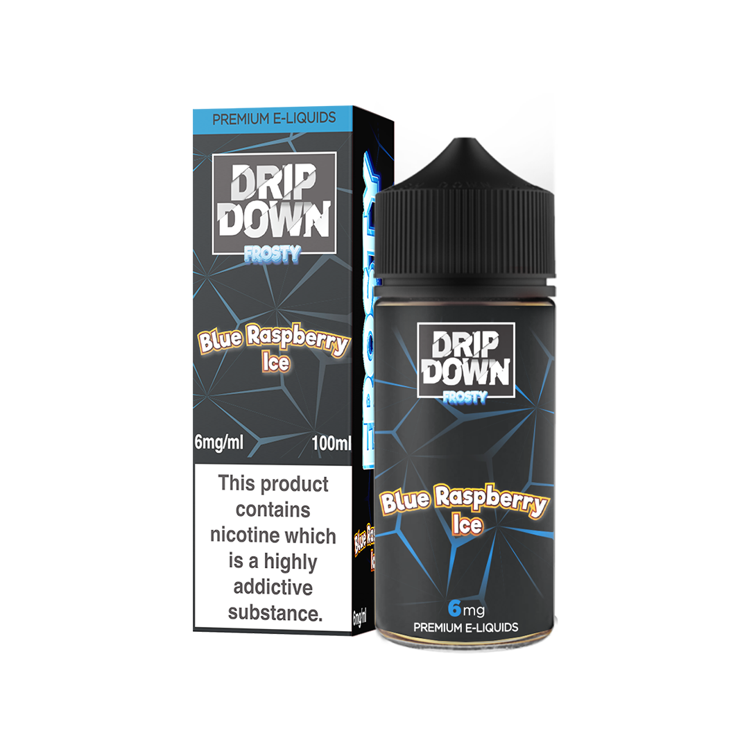 Drip Down Frosty Blue Raspberry Ice 100 ml At Best Price In Pakistan