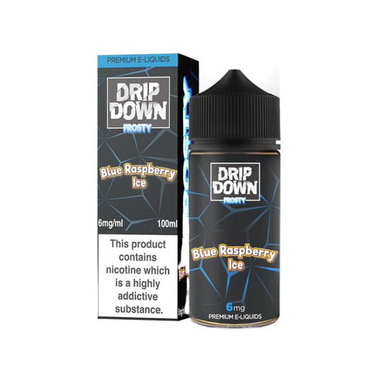 Drip Down Frosty Blue Raspberry Ice 100 ml At Best Price In Pakistan - VapeMall