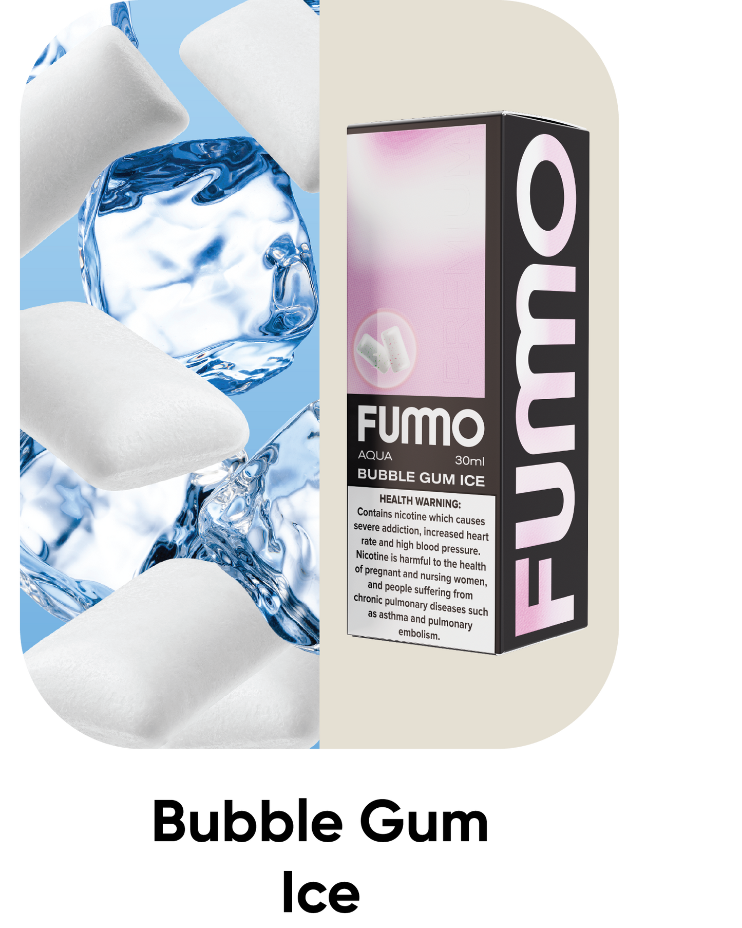 Fumo Aqua Bubblegum ice At Best Price In Pakistan - VapeMall