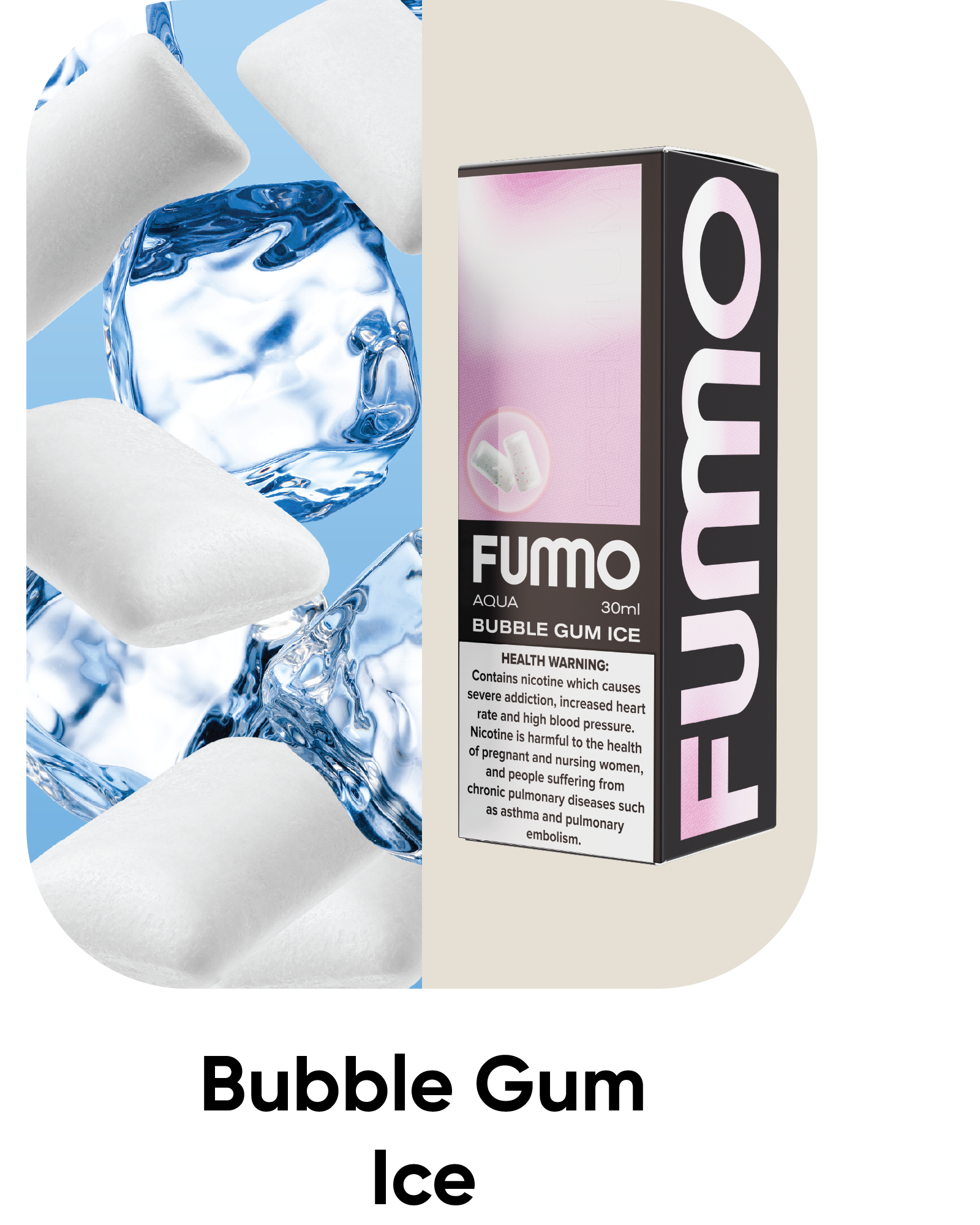 Fumo Aqua Bubblegum ice At Best Price In Pakistan - VapeMall