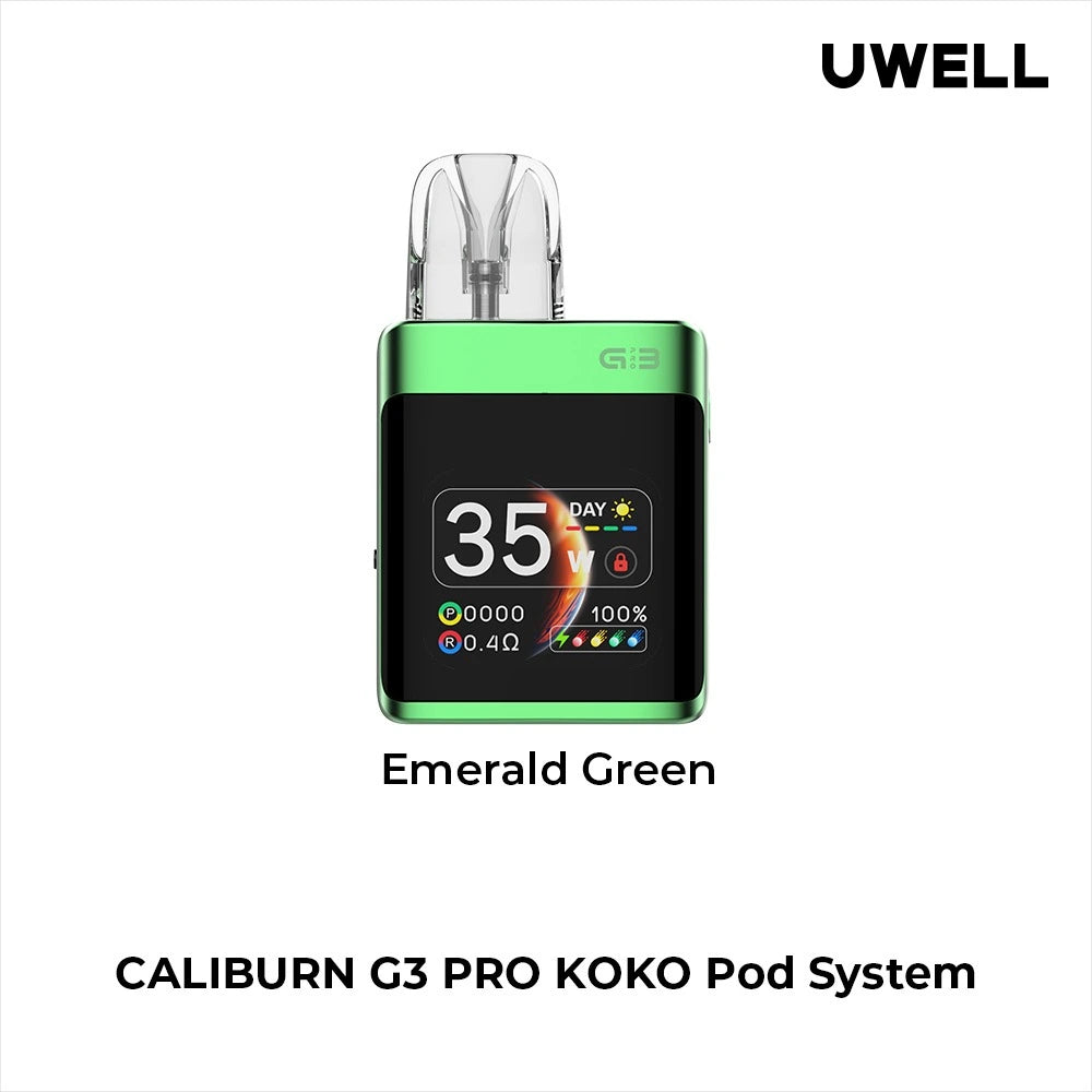 Uwell Caliburn G3 Pro Koko Pod Kit – Compact, Powerful, and User-Friendly