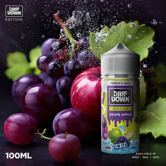 Drip Down Grape Apple Ice 100 ml by Edition Series At Best Price In Pakistan - VapeMall