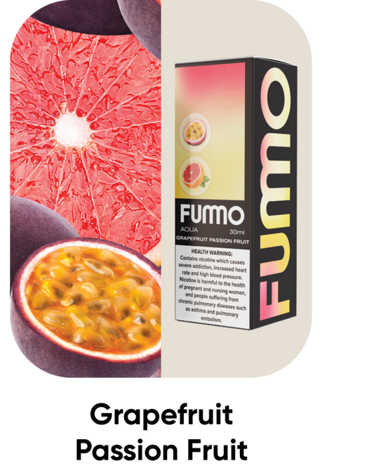 Fumo Aqua  GrapeFruit Passion Fruit At Best Price In Pakistan - VapeMall