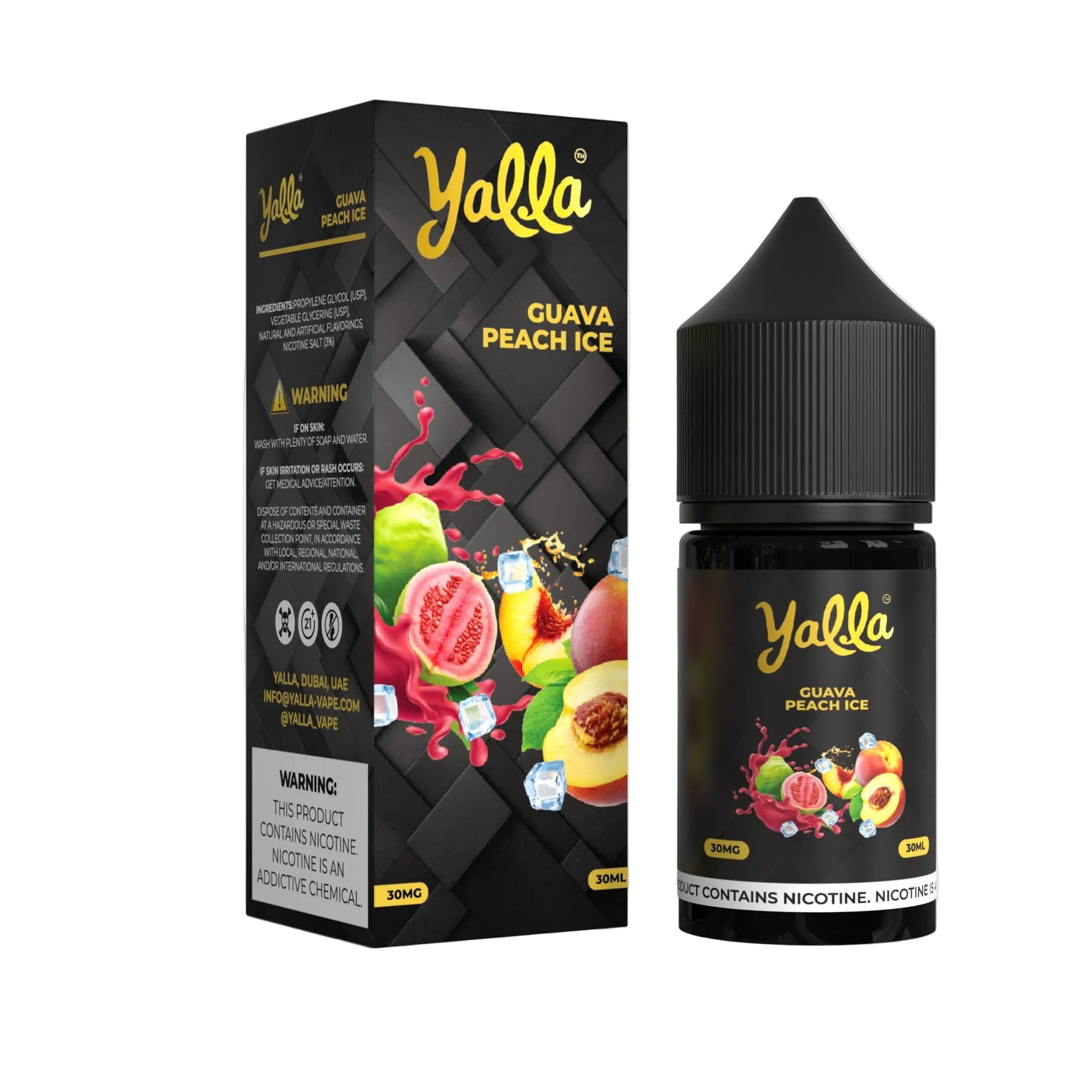 Yalla Fusion Series Guava Peach Ice 30ml Best Price in Pakistan