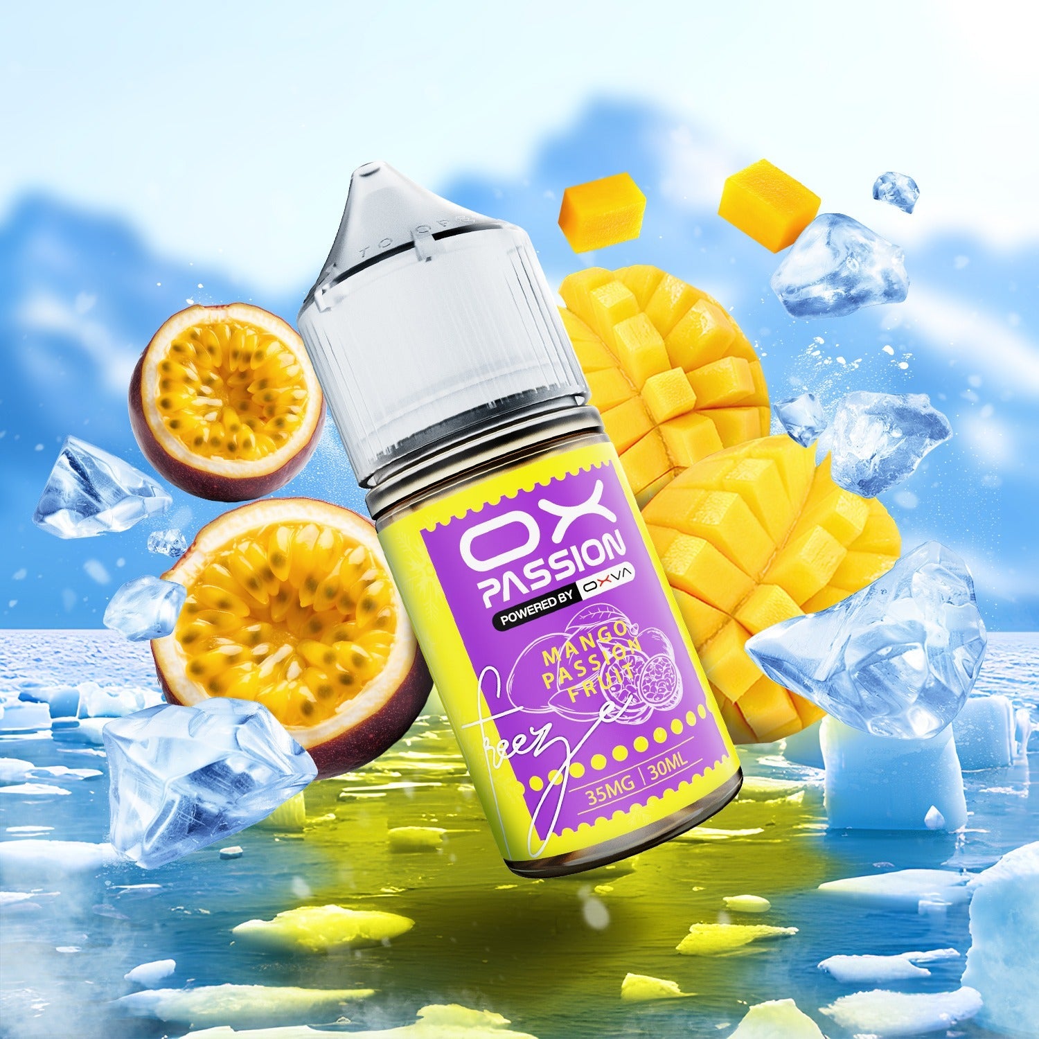 ox passion vape juice Ox Passion Freeze Mango Passionfruit 30ml by Oxva