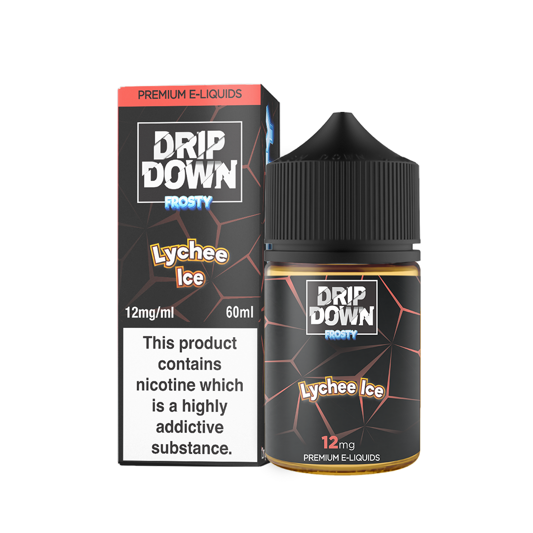 Drip Down Frosty Lychee Ice 60 ml At Best Price In Pakistan - VapeMall