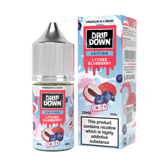 Drip Down Lychee Blueberry Ice At Best Price In Pakistan - VapeMall