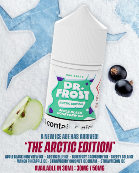 Dr Frost Arctic Edition Apple Black Honeydew Ice 30ml VapeMall Dr Frost Arctic Edition Apple Black Honeydew Ice 30ml VapeMall