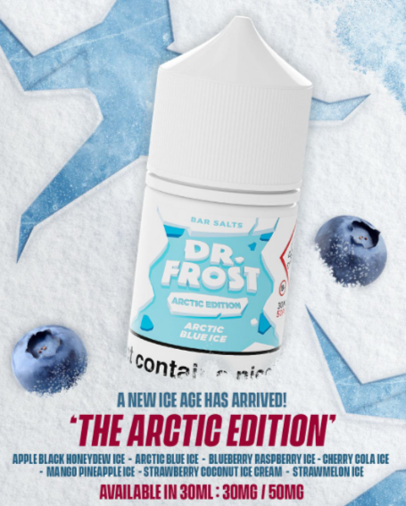 Dr Frost Arctic Edition Arctic Blue Ice 30ml Icy Blueberry Vape VapeMall Dr Frost Arctic Edition Arctic Blue Ice 30ml Icy Blueberry Vape VapeMall