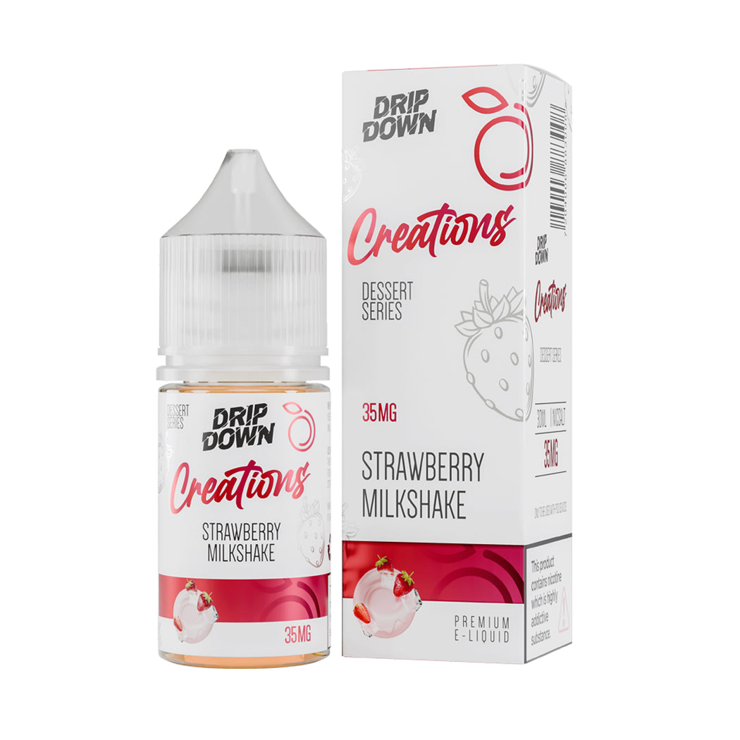 Drip Down Strawberry Milkshake Nic Salt 30ml | Fruity Dessert Vape Pakistan VapeMall Drip Down Strawberry Milkshake Nic Salt 30ml | Fruity Dessert Vape Pakistan VapeMall