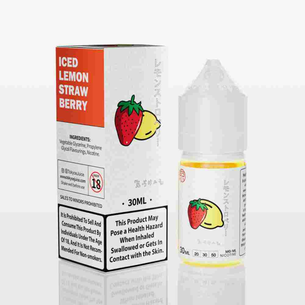 Iced Strawberry Lemon By Tokyo Salt 30 ml at Best Price In Pakistan - VapeMall