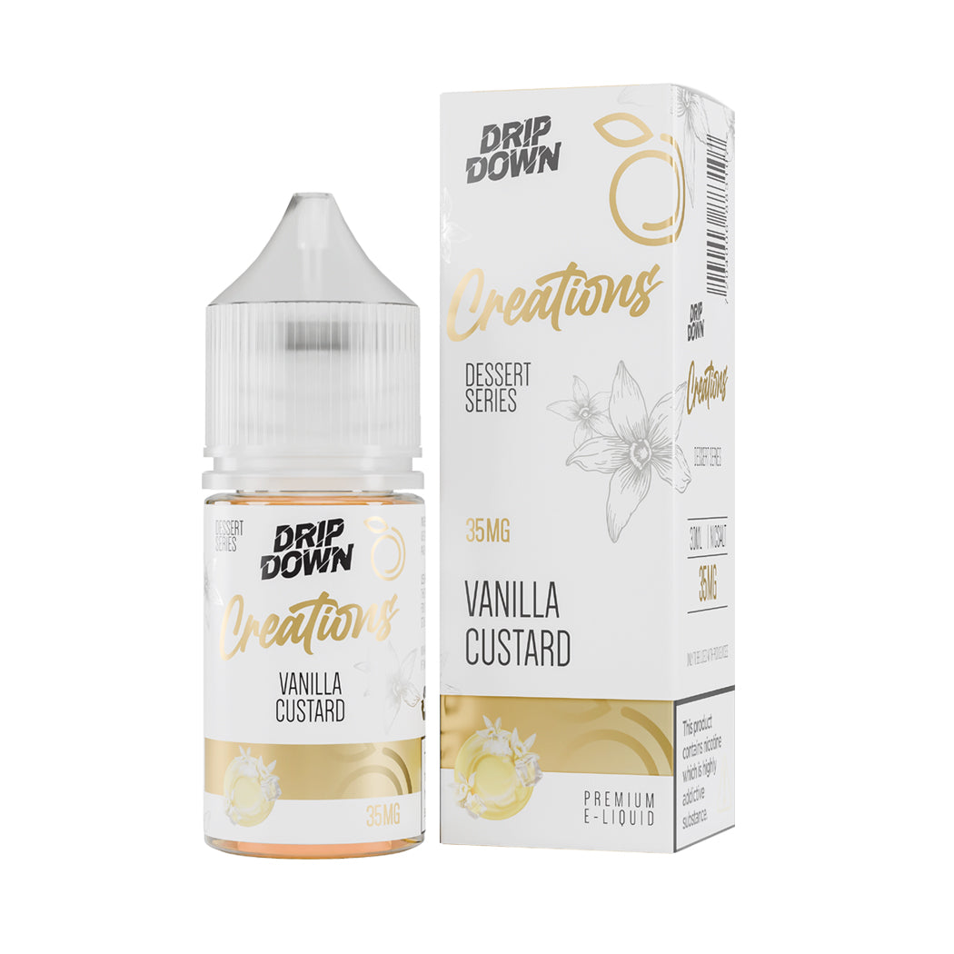 Drip Down Vanilla Custard Nic Salt 30ml | Best Price in Pakistan - VapeMall Drip Down Vanilla Custard Nic Salt 30ml | Best Price in Pakistan - VapeMall