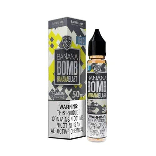 Vgod Iced Banana Blast Salt Nic 30ml Ejuice - VapeMall