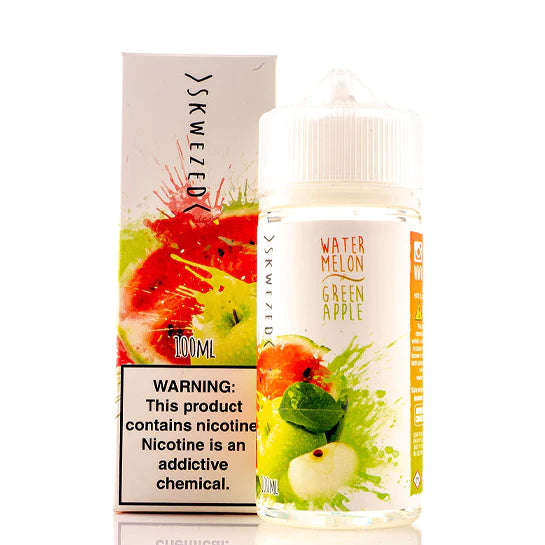 Watermelon Green Apple E-Liquid By Skwezed 100ML At Best Price In Paki VapeMall Watermelon Green Apple E-Liquid By Skwezed 100ML At Best Price In Paki VapeMall