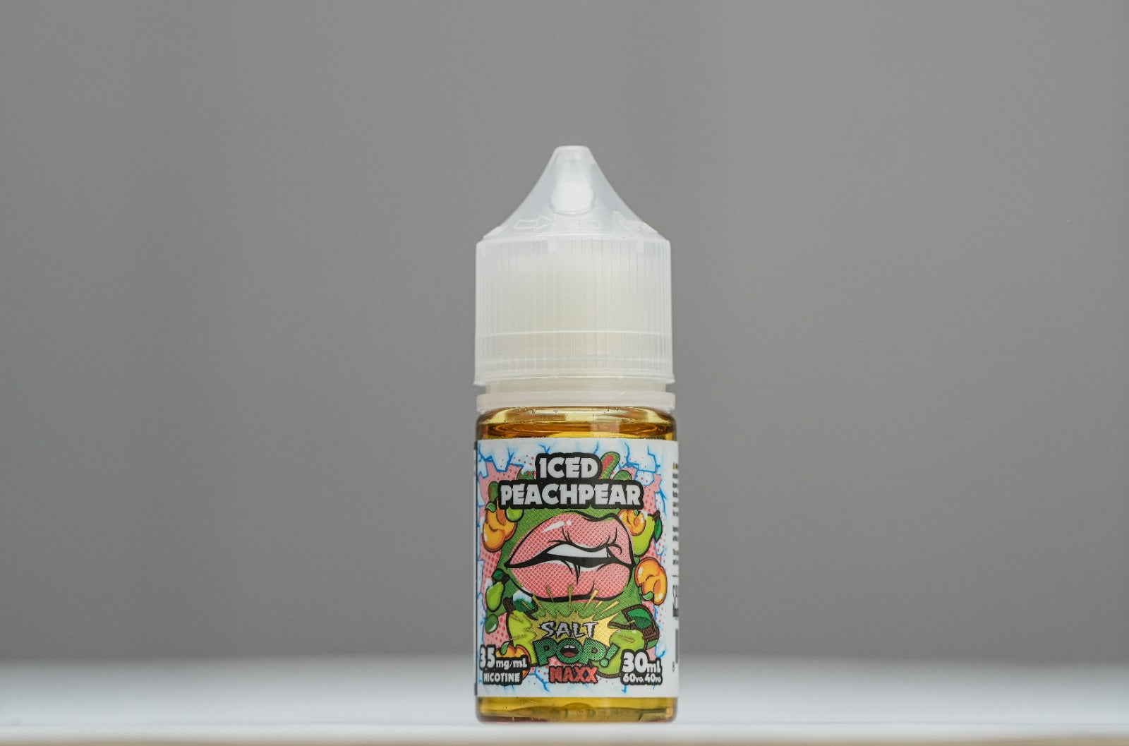 Peach Pear Iced Nicotine Salt Pop Vapors 30ml - VapeMall