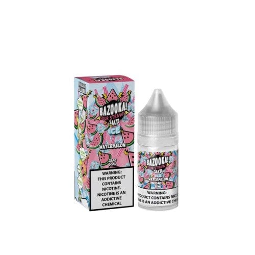 Bazooka Watermelon Ice Sour Straws Salt 30ml E-juice At Best Price In VapeMall Bazooka Watermelon Ice Sour Straws Salt 30ml E-juice At Best Price In VapeMall