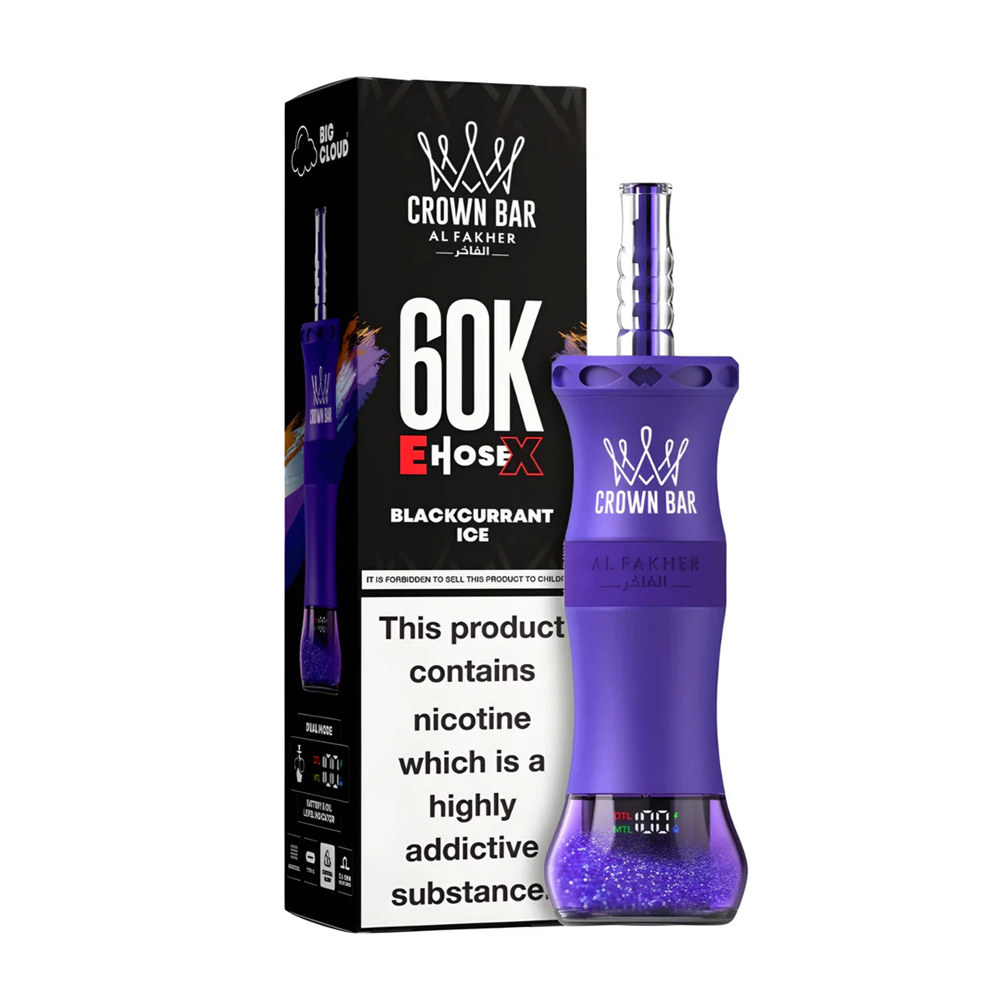 Al Fakher Crown Bar E-HoseX 60k Puffs Disposable