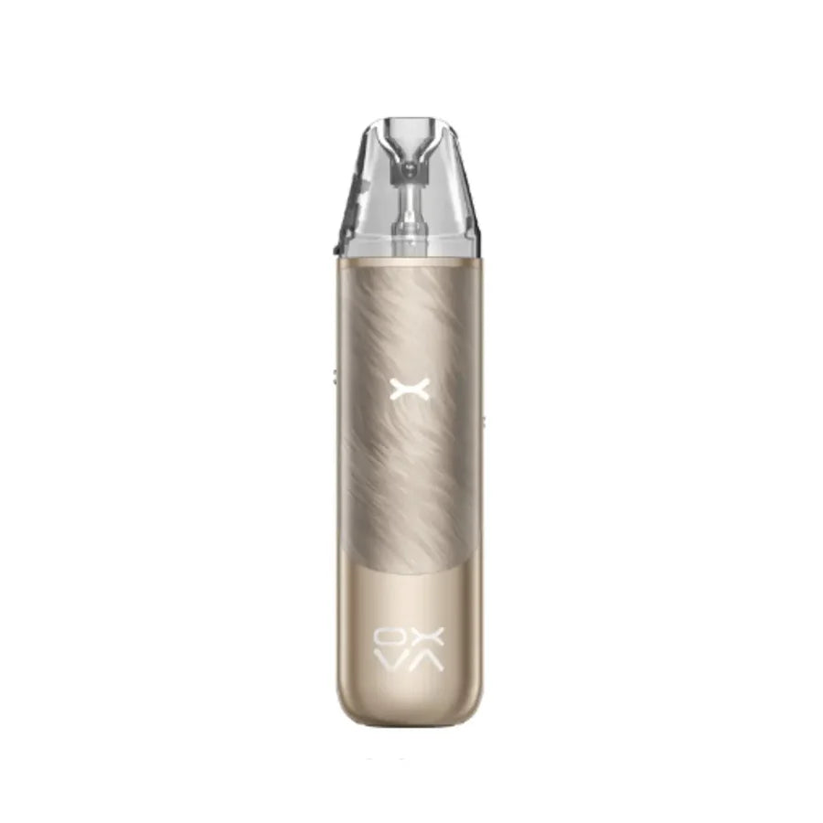 OXVA NeXLIM Go vape in sahara brown shade, inspired by earthy tones and natural