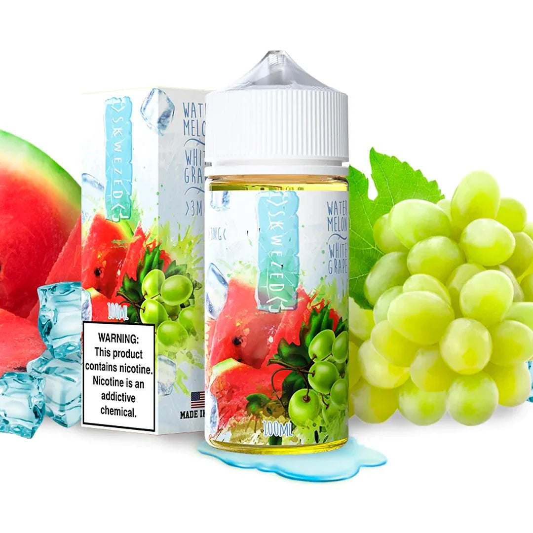 Iced Watermelon White Grape E-Liquid By Skwezed 100ML At Best Price In Pakistan - VapeMall