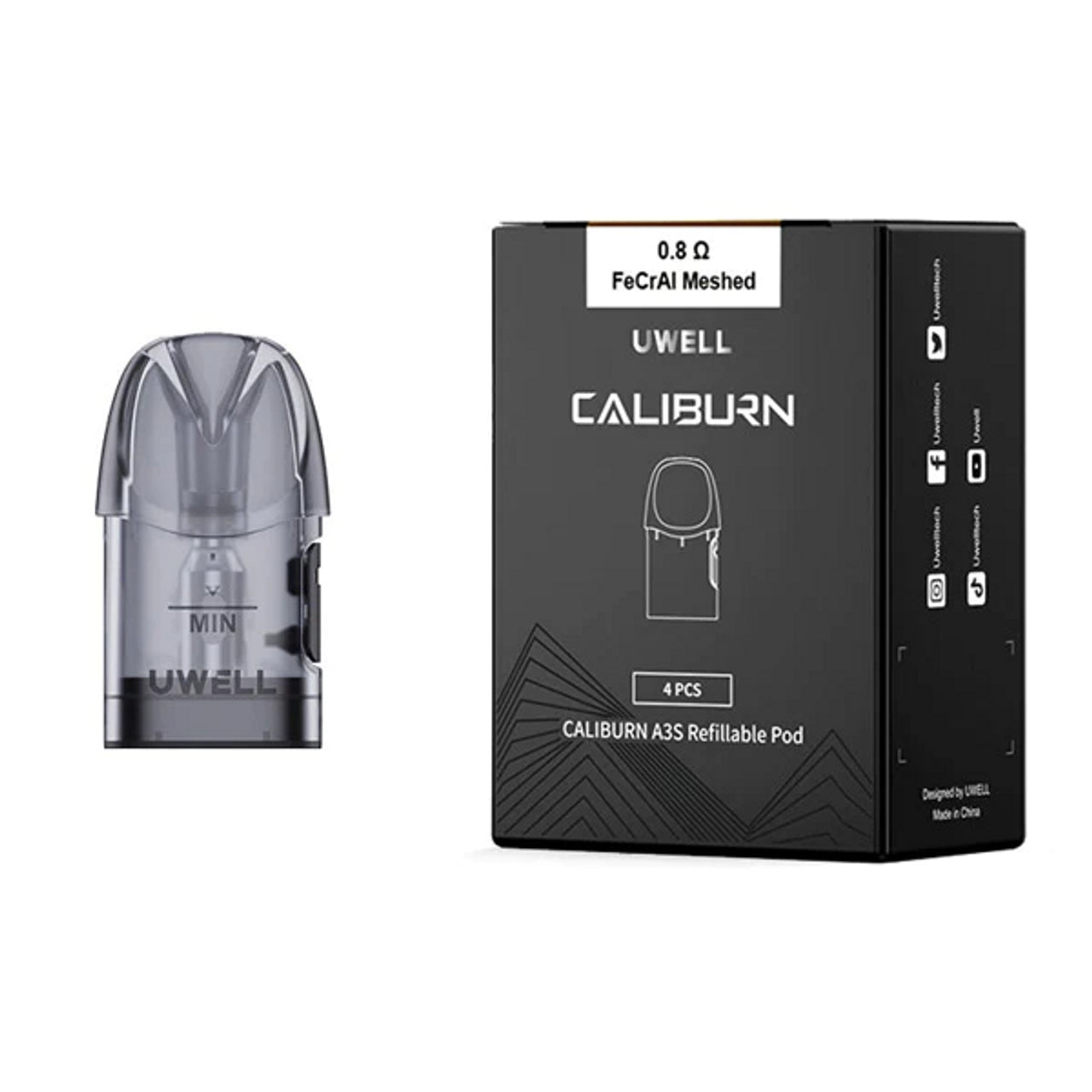 Buy Uwell Caliburn A3 Replacement Pods At Best Price In Pakistan - VapeMall