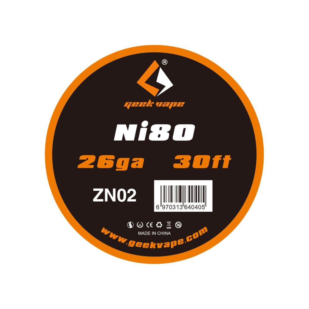 Buy GeekVape Atomizer DIY Tape Wire (Ni80) 30ft Best Price In Pakistan - VapeMall