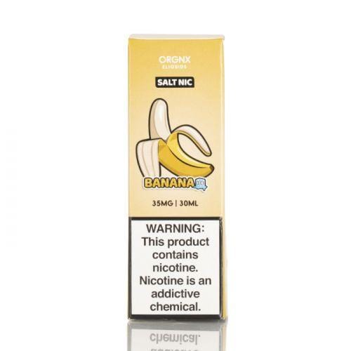 Buy Iced Banana Salts Orgnx E-Liquids 30ml best price in Pakistan - VapeMall