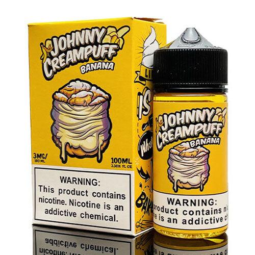 Buy Johnny CreamPuff Banana by Tinted Brew Ejuice 100ml Best Price In Pakistan - VapeMall