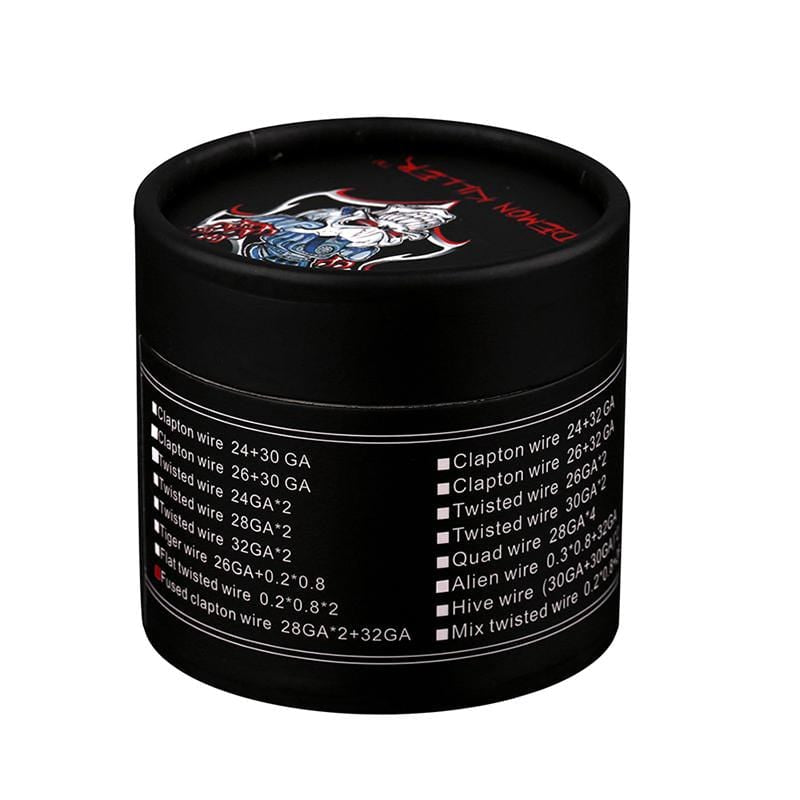 LTQ Demon killer Fused Clapton Wire 28GA*2+32GA Wire Cylinder Plastic Box 5m/Roll