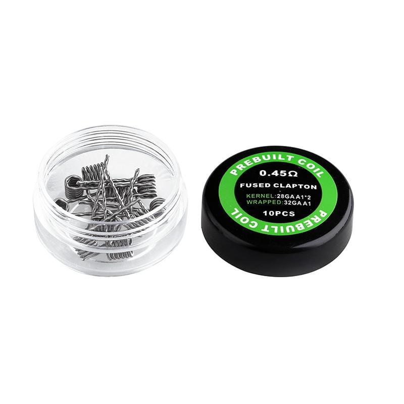 LTQ Fused Clapton 28GA*2+32GA Wire Green Plastic Box 10/Pack
