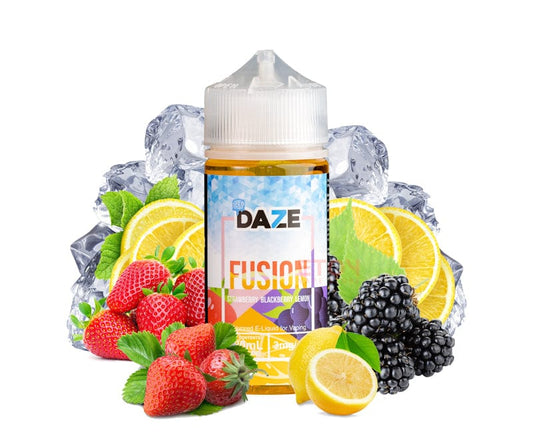 Buy Iced Strawberry Blackberry Lemon 7 Daze Fusion 100 ml At Best Price In Pakistan - VapeMall