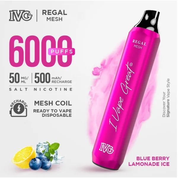 Ivg Regal Disposable 6000 Puffs At Best Price In Pakistan