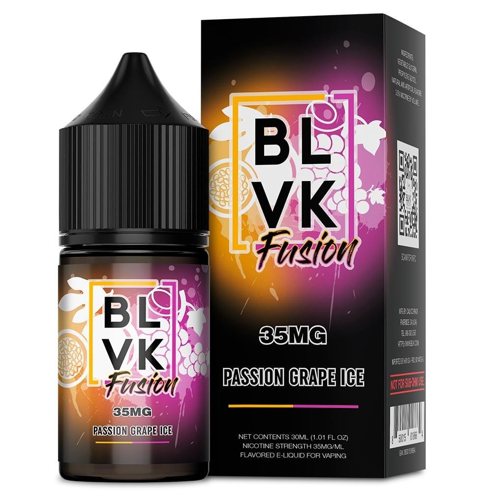 Buy Passion Grape Iced Salt - BLVK Fusion - 30mL