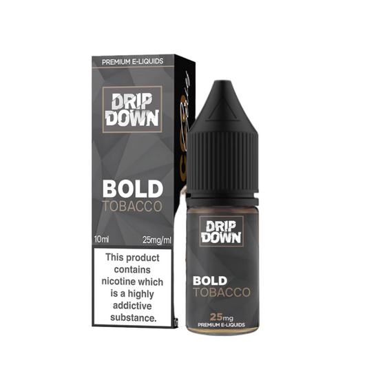 Drip Down Bold Tobacco 10 ml At Best Price In Pakistan - VapeMall
