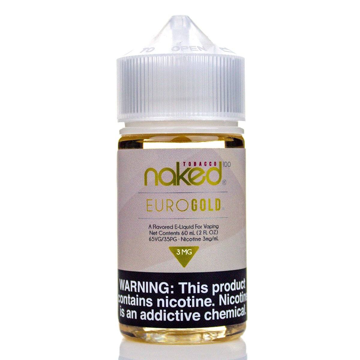 Buy Euro Gold by NAKED 100 60ml At Best Price In Pakistan - VapeMall