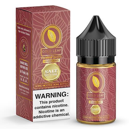 Emericano Salt Nic by Gold Leaf Ejuice 30ml