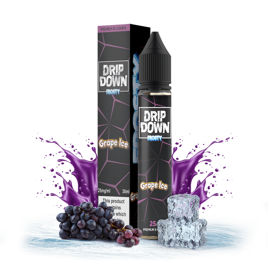 Buy Drip Down Frosty Grape Ice At Best Price In Pakistan - VapeMall