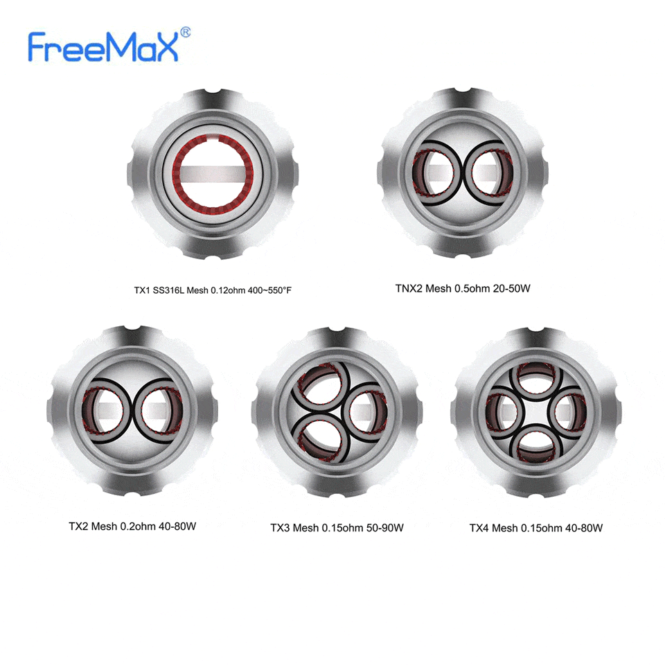 FreeMax Fireluke TX Mesh Coils