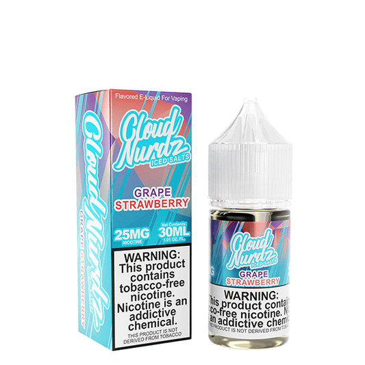 Buy Grape Strawberry Ice TFN SALTS Cloud Nurdz 30ML Best Price In Pakistan - VapeMall