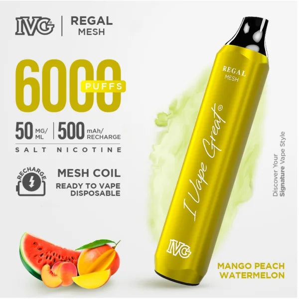 Ivg Regal Disposable 6000 Puffs At Best Price In Pakistan