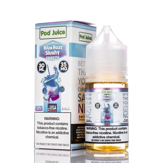 Buy Freeze Blue Razz Slushy Pod Juice Salt 30 ml At Best Price In Pakistan - VapeMall
