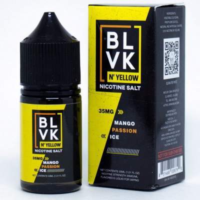 Buy Mango Passion Iced Salt - BLVK N Yellow - 30mL