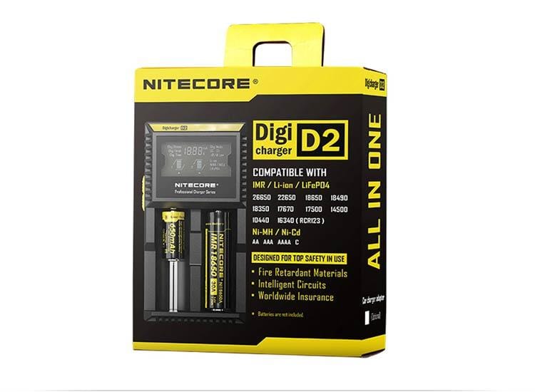 Nitecore Intellicharger D2 LCD 2-Slot Charger