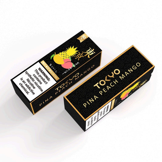 Buy Iced Pina Peach Mango By Tokyo Salt 30 ml Golden Series at Best Price In Pakistan - VapeMall