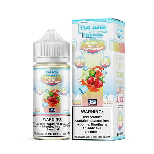 Buy Freeze Strawberry Apple Watermelon Pod Juice 100 ml At Best Price In Pakistan - VapeMall