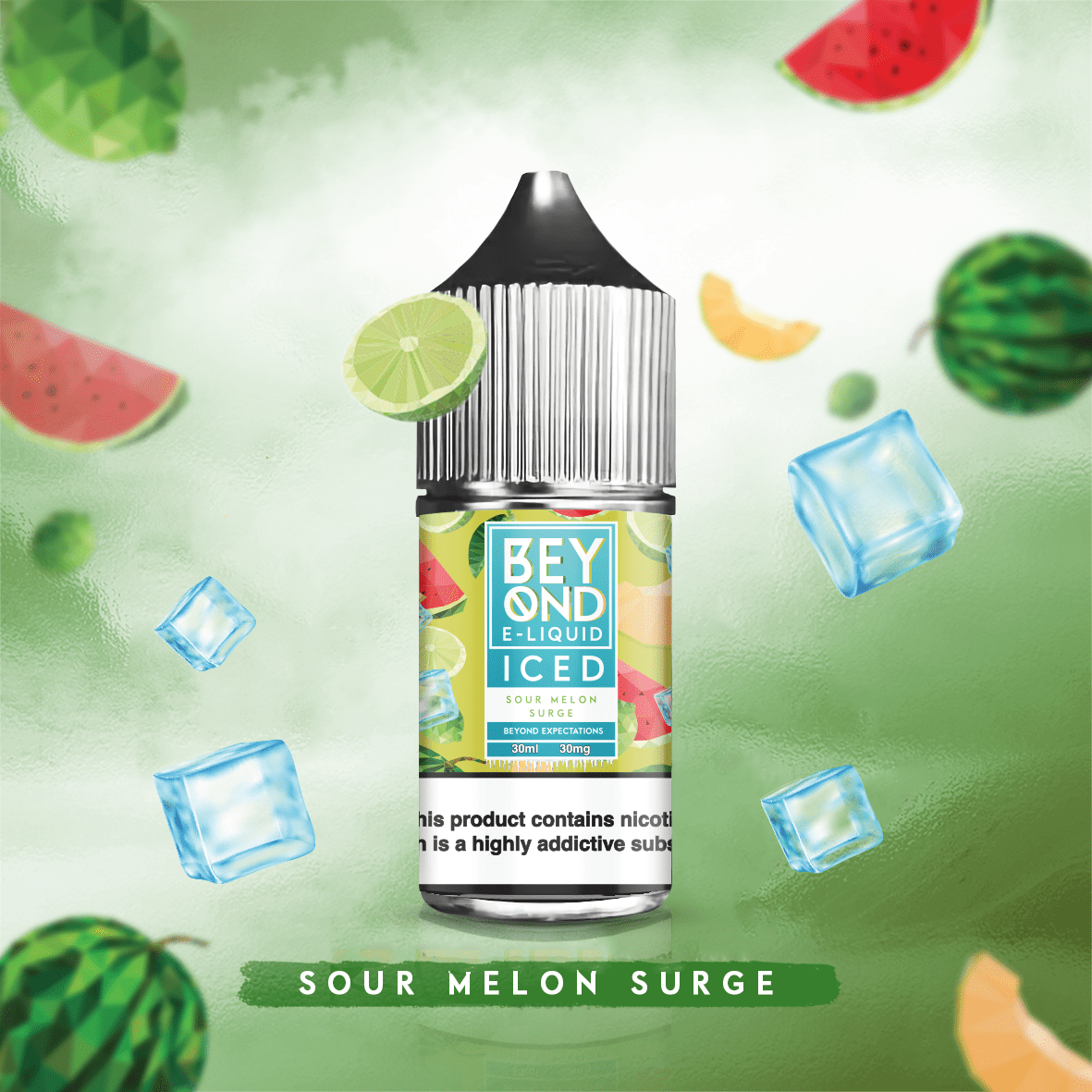 Buy Beyond Iced Sour Melon Surge By Ivg Salt At Best Price In Pakistan - VapeMall