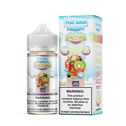 Buy Freeze Strawberry kiwi Pomberry Pod Juice 100 ml At Best Price In Pakistan - VapeMall